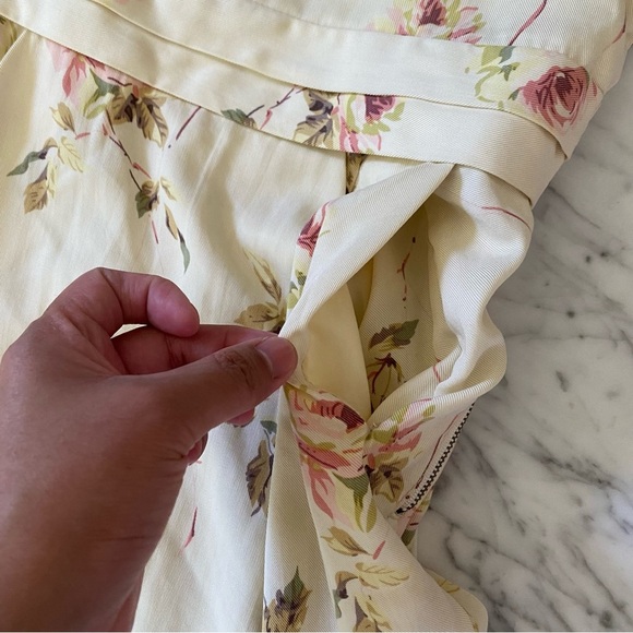 Aritzia WILFRED Mini Floral Dress with side pockets - Picture 4 of 7